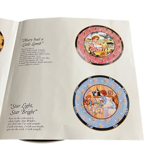 Vintage Mary Had a Little Lamb plate from Once upon a Rhyme series - Picture 7 of 12